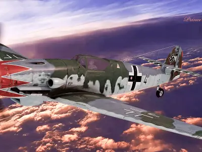 Me 109K 4 Free 3D model