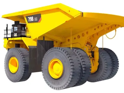 Mining truck 3d model by mine3dsmax