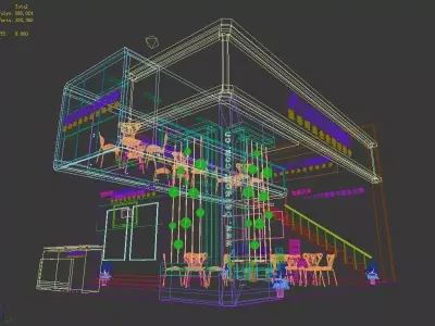 Exhibition - Area -6X9-3DMAX2009-045 3D model
