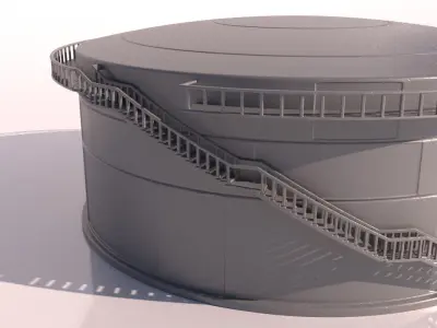 Big OilTank 3D print model