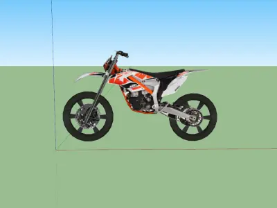 KTM Freeride 250R Low-poly 3D model