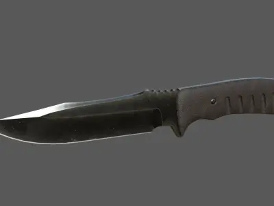 Knife Low-poly 3D model buy