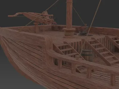 Chiniese Pirate Ship 3D model