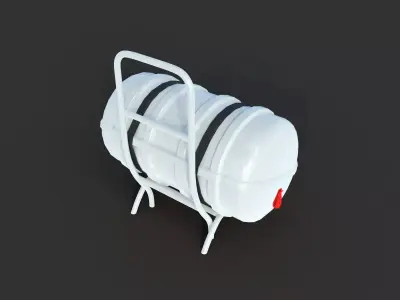 Rescue Capsule for Ship 3D model