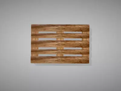 Pallet-Epal Low-poly 3D model