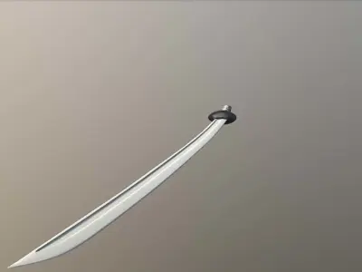 Katana samurai sword Free low-poly 3D model