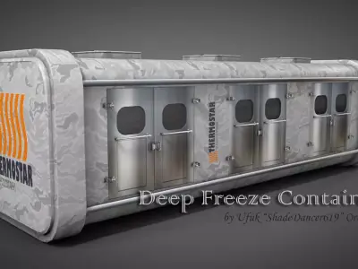 Deep Freeze Container 3D model