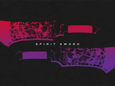 Spirit Sword Low-poly 3D model