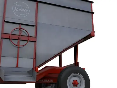 Heider Gravity Flow Wagon 3D model