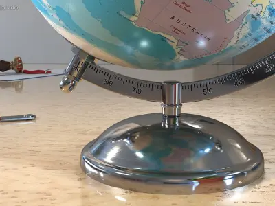 Classic Globe 3D model