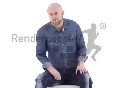 Joel Animated 003 Sitting