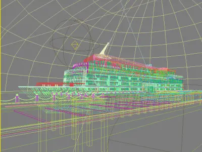 Wharf 002 3D model