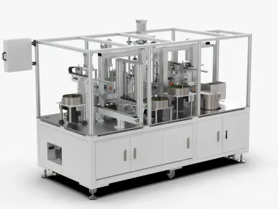 Automatic Bearing Assembly Machine 3D model