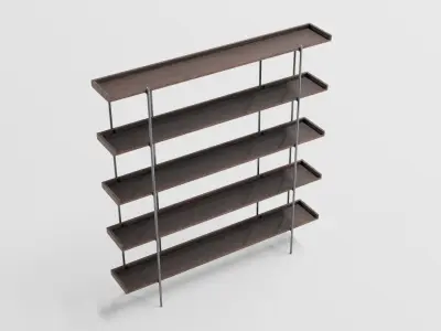 Iron cabinet Free low-poly 3D model