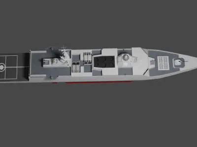 FFG-X Concept  Low-poly 3D model