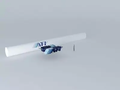 ATI Logo Free 3D model