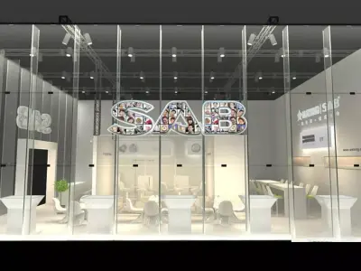Exhibition - Area -10X10-3DMAX2009-051 3D model