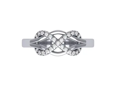 Wedding Ring 3D print model 83