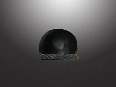 Military Cap-01 Low-poly 3D model