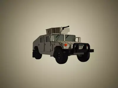 hummer military vehicle 3D model
