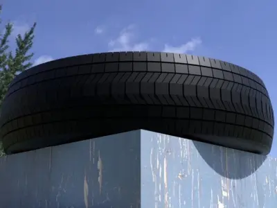 ORTAS TIRE NO 1 Low-poly 3D model