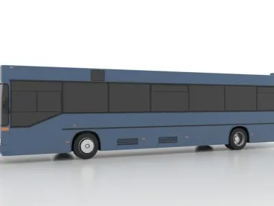 MAN 791 SL202 CNG Low Low-poly 3D model