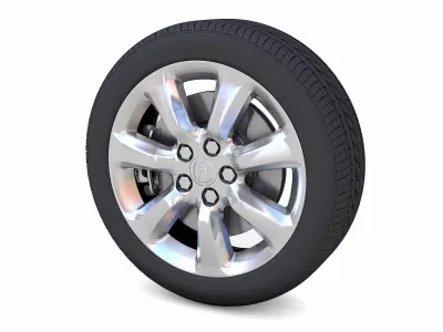 Acura RLX Sedan Rim 3D Model Low-poly 3D model