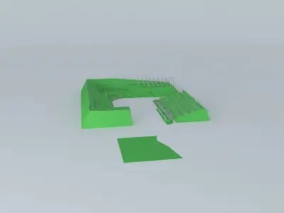 N SCALE LAND MASS 3D model