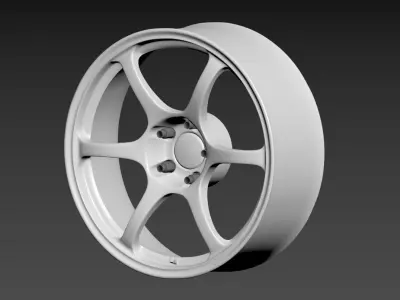 ADVAN RGII Rims Free low-poly 3D model