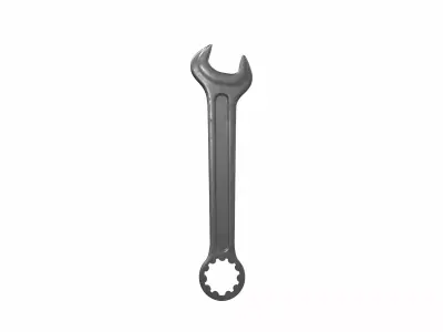 Combination spanner colect 3D model