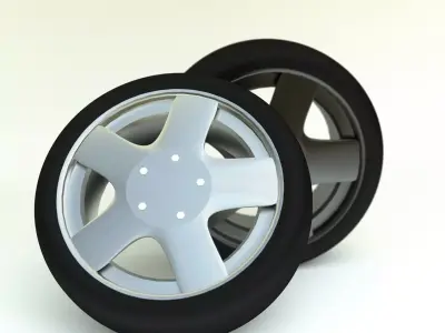 Wheel Tire Free 3D model