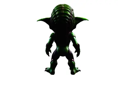 Mini Alien 3D Model - Extraterrestrial Visitor 3D model