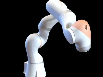 lightweight industrial robot arms   3D model