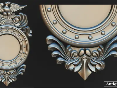 Antique Mirror 3D model get