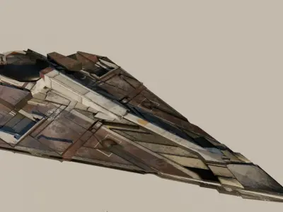 Delta 7 Free low-poly 3D model