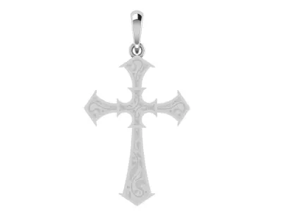 CROSS PENDANT CR137 3D print model