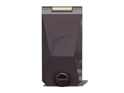 Weidmuller Frontcom Vario 1TOM10A 1RJ45 USB PL  Access Panel 3D model