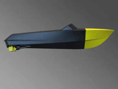 rc boat RIVA 3D print model
