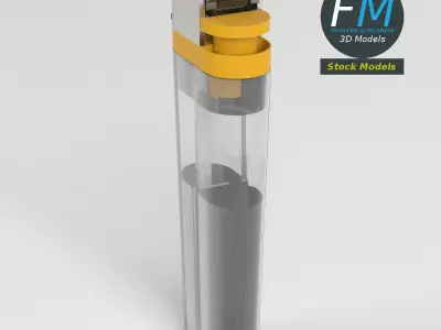 Disposable lighter 3D model
