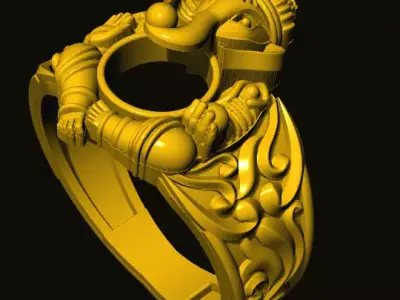 ganesh ring 3D print model