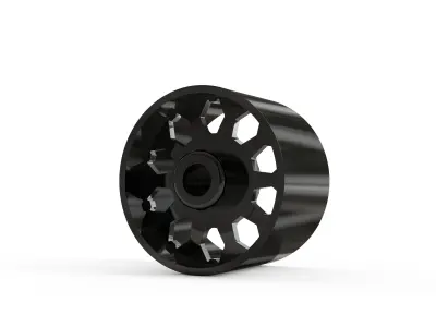 REAR KG1 KD003-B-2 DUALLY WHEEL 3D MODEL 3D model