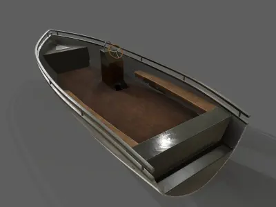 First Ever Vehicle Modelling - Boat 3D model