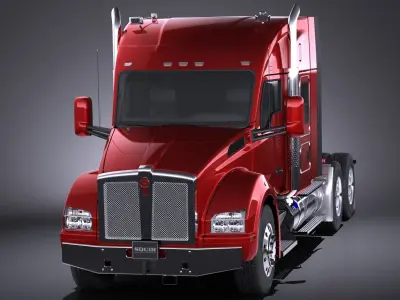 Kenworth T880 Sleeper Cab 2015 3D model