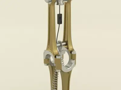 Industrial lamp 3D model purchase