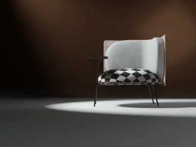 Chair sci-fi 3D model