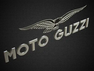 moto guzzi logo 3D model