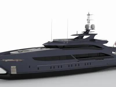 Desire Yacht 3D model