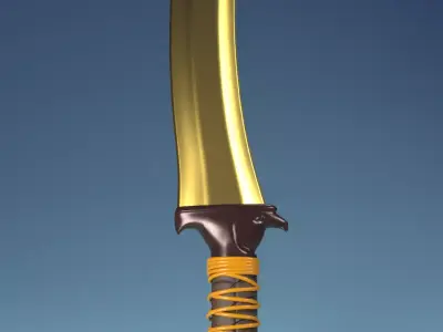 Pharaonic dagger 3D model