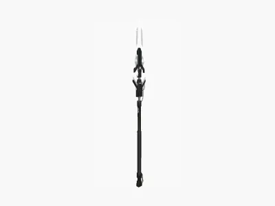 SciFi War Spear A07 Black White - Character Design Fashion Low-poly 3D model