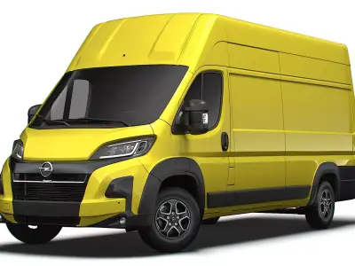 Opel Movano Van L4H3 2024 3D model